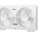 Holmes Twin Blade Window Fan 9 " Fits Most Double-Hung And Slider Windows 2 Speeds Holmes Reversible Airflow Manual 100 Extender Panels Included
