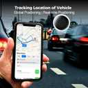 GPS Tracker for Vehicles No Subscription, Car Tracker Tag for Android & iOS, Bluetooth Tracker Device Compatible with Apple Find My & Google's Find Hub for Keys, Luggage Wallet Car Kids Pets