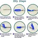 YP Latch Hook Kits for Kids Adults DIY Rug Tapestry Kits with Printed Canvas Embroidery Kits Festival Gifts Home Decoration (Fox,11.8inch X 11.8inch)