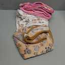 1 Pack 3 Blankets Super Soft Fluffy Premium Fleece Pet Blanket Flannel Paw Printed Throw for Dog Puppy Cat (Large 41x31'', Brown, Pink, White)