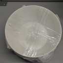 MALACASA Large Salad & Soup Bowls - Set of 4, 60 OZ Porcelain White Bowls for Ramen, Pasta, Pho - Microwave & Dishwasher Safe
