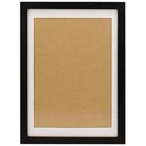 FUNTRESS 10x14 Picture Frame for Wall Hanging Family Photo Frame Wood Living Room Document Collage Frame with Mat (10x14 inch, Black)