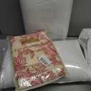WINLIFE Ultra Soft Set of 2 Pillowcases Floral Printed 100% Cotton Pillow Cases Envelope Closure Queen 20x30'', Vintage Red Paisley