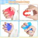22 Pack Fidget Toys Adult Sensory Stone for Gift | Textured Soft Worry Stone for Autism Men Calming | Fidget Stress Toys for Students Anxiety Relief | Quiet Small prizes Fidget Toys