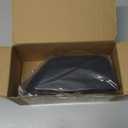 Black Paintable Tow Mirror Cover Cap | For 2017-2024 F250 F350 F450 F550 Super Duty Side by Side Accessories | RH Right Passenger Side Exterior Plastic Rearview Top Half Door Mirror