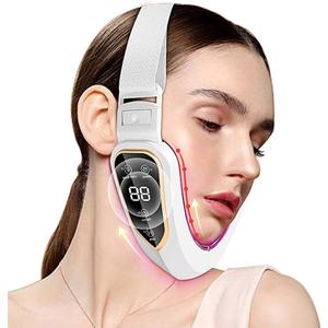 Double Chin and V-Shaped Face Device with 5 Modes & 12 Adjustable Intensities - Intelligent Electric V-Line Lifting Machine for Women