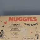 Huggies Size 7 Diapers, Snug & Dry Baby Diapers, Size 7 (41+ lbs), 108 Count (2 Packs of 54)