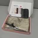 REECHO Clip in Hair Extensions, 4PCS Blonde Hair Extensions 24" Thick Long Beach Waves hair extensions HE003 Invisible Lace Weft Natural Soft Hairpieces for Women  Platinum Blonde