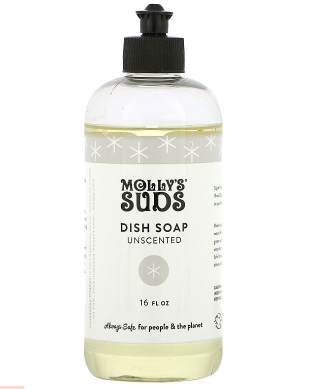 Molly's Suds Super Powder Detergent | Natural Extra Strength Laundry Soap, Stain Fighting | Sensitive Skin | Earth Derived Ingredients | Lavender, 60 Loads