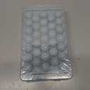 WIBIMEN Ice Cube Tray with Lid and Bin - Round Ice Trays for Freezer with Lid - Ice Cube Trays for Freezer with Ice Container (0.8"-2PACK Blue)