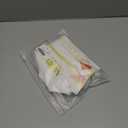 AMRIY Medium Support Sports Bra for Women Seamless Criss Cross Back Yoga Bra with Removable Padded Cups (White, M)