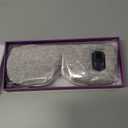 Heated Eye Mask, Cordless Rechargeable Eye Compress, Eye Relief, Improved Sleep, Washable Eye Mask, 4 Heat Levels, 4-Level Timing - Gray