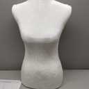 Mannequin Dress Form Female Dress Model Torso Display Mannequin Body 50-63 Inch Height Adjustable Tripod Stand (White, 50-63 Inches)