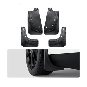 BASENOR 2026 2025 Tesla Model Y Juniper Mud Flaps Splash Guards [No Drilling No Tape] All-Weather Mud Guard, Tire Protector Mudflaps for Model Y Juniper 2025 2026 (Standard, Premium & Performance)