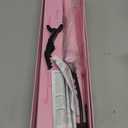 FARERY Long Barrel Curling Iron 1 Inch, Extra Long Curling Iron for Thin Hair, Infused Argan Oil & Keratin, 11 Adjustable Temp, Include Clips & Silicone Pad, Pink