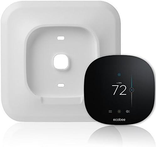 Wall Plate Bracket Cover for Ecobee3 lite Smart Wi-Fi Thermostat (White)