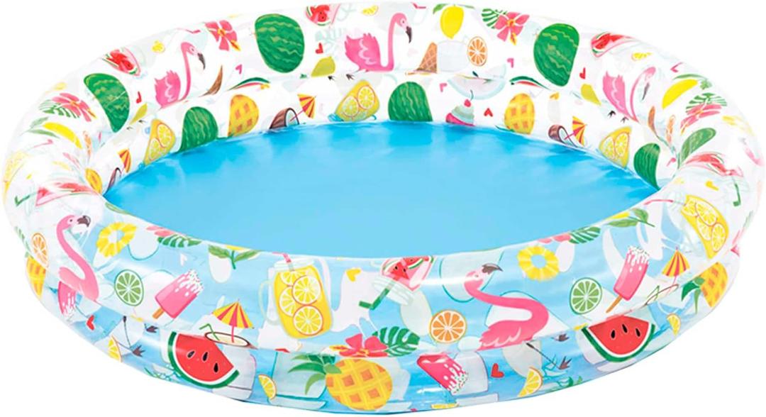 Intex Inflatable Stars Kiddie 2 Ring Circles Swimming Pool (48" X 10") [Assorted Styles]