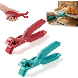 Multi-Function Anti-Scald Bowl Clip,Hot Plate Gripper, Silicone Non-slip Hot Dish Plate Holder Tongs, Effortless Kitchen Utensil for Bowls, Dishes