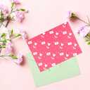 63 Sets Valentine Saint Patrick's Day Easter Cards with Envelopes Bulk Colorful Heart Rabbit Egg Four Leaf Clover Valentines Day Card 4 x 5 Inch Gift Heartfelt Greeting Cards with 9 Design (Multicolored)