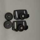 Universal Roller Skid Snow Thrower Shoes | 490-241-0038 Snow Blower Skid Shoes W/Hardware, for Craftsman, MTD, Cub Cadet, Fits Most 2-Stage and 3-Stage Snow Thrower Snowblowers