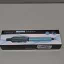 Farery Mini Thermal Brush 3 Temperature Adjustable, 3/4 Inch Travel Curling Iron for Short Hair, Heated Round Brush for Touch-ups and Small Curls, Lightweight Curling Wand for Thin Hair, Dual Voltage (Blue)