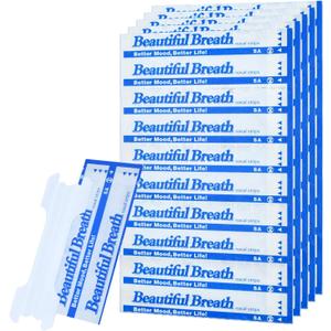 Upgraded Version - Invisible and Transparent Nasal Strips (66mm*19mm) (100)