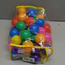 Hovenlay Ball Pit Balls Phthalate Free BPA Free Crush Proof Plastic - 7 Bright Colors in Reusable Play Toys for Kids with Storage Bag