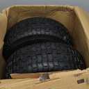 16x6.50-8 Riding Lawn Mower Rubber Tire and Wheel, 2 Pcs Replacement 16x6.5-8nhs Garden Tractor Lawnmower Tyre, Bearing Bore 3/4" & 5/8", 3"-4.5" Centered Hub