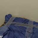 Outdoor Bench Cushion Waterproof 48"x18"  Fade-Resistant Patio Furniture Cushion with Ties for Porch Swing, Loveseat, or Indoor Bench Replacement, Navy Blue