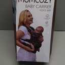 Momcozy Baby Carrier - Ergonomic, Cozy and Lightweight Carrier for 7-45lbs, Effortless to Put On, Ideal for Hands-Free Parenting, Enhanced Lumbar Support, Purehug for Infant to Toddler, Grey