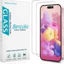 (2 Pack) Designed for iPhone 16 Tempered Glass Screen Protector, Full Coverage, Anti Scratch, Bubble Free