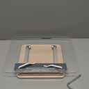 Adjustable Acrylic Book Stand for Reading, Book Holder with Pen Slot, Foldable Desktop Riser for Laptop, Recipe, Textbook - Hands-Free,Cookbook Stand, Clear Design with Page Clips