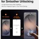 SmartDevil Tempered Glass for Samsung Galaxy S25+ Plus Screen Protector [3 Pack] , Fingerprint Unlock Compatible, HD Anti-Glare, 9H Scratch & SGS Impact Resistant, Fast & Easy, Smart Pull Box Bubble-Free Install
