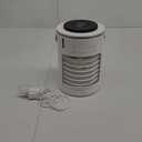 Battery Powered Portable Air Conditioner,6000mAh Rechargeable Small Air Conditioner Fan for Room,Personal Air Cooler with Mist,Timer & Light,Mini AC Unit Cooling Fan for Bedroom,Camping,Tent,Car