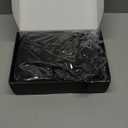 Well Traveled 8 pcs Compression Packing Bags Cubes Set with HybridMax Double-Capacity Design - Packing Cubes for Travel Compression to Maximize Limited Luggage Space, Black