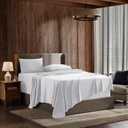 Nestl King Sheet Set - Luxury 1800 Ultra-Soft Microfiber King Bed Sheets - Double Brushed - Deep Pockets - Easy Fit - 4 Piece Set - Bedding Sheets & Pillowcases (King, White)