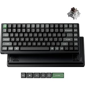 Keychron K2 Ultra 75% Wireless Mechanical Keyboard, 8000Hz Polling Rate | Hot-swappable tactile brown switches, aluminum frame, PBT keycaps, 760h battery, Bluetooth/2.4GHz/wired, Mac/Windows/Linux.