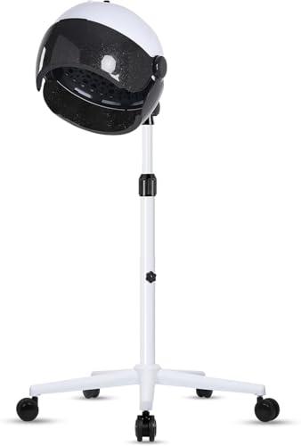 Chetunju Hooded Hair Dryers，Hooded Vertical Hair Dryer on Wheels，Touch Controls and Three Temperatures to Choose from，Professional Vertical Hair Bonnet Dryer for use in Salons, Home.