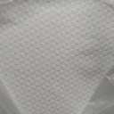 COLDHUNTER Wedge Pillow for Sleeping, 7.5" Bed Wedge After Surgery, Back Pain Relief, Memory Foam Pillow Triangle Incline Wedge for Back Support, Leg Elevation (White-blue)