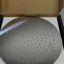 NearMoon Rain Shower Head with 11'' Adjustable Arm, High Pressure Stainless Steel Rainfall Shower, Ultra-Thin Design - Pressure Boosting (10 Inch, Nickel)