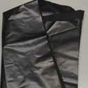 Waterproof UV Sun Protection Canvas Fabric, UPF 50+ Blackout Backing 210 Denier Canvas Fabric for Outdoor/Indoor, Awning, Tent, Sunbrella, Camping, DIY Craft, 60" Wide, Sold by The Yard(Black)