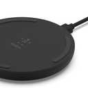 Belkin Quick Charge Wireless Charging Pad - 10W Qi-Certified Charger Pad for iPhone, Samsung Galaxy, Apple Airpods Pro & More - Charge While Listening to Music, Streaming Videos, & Video Calls - Black