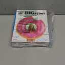 BigMouth Inc. Giant Frosted Donut Pool Float, 4' Wide, Inflatable Floatie Tube, Blow Up Swim Ring, Outdoor Summer Pool Party Water Toy