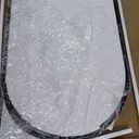 FGU Arched Bathroom Mirror for Over Sink 40"x28" Black Vanity Mirror
