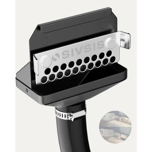 NEW Magnetic Grease Catcher for Blackstone Griddle, Rear Grease Drainage Funnel with Movable 304 Stainless Grease Gate, Larger Diameter Silicone Hose, Flexible Grease Capacity, Blackstone Accessory