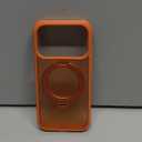 360 Spin Magnetic Stand (Pro-Version) for iPhone 17 Pro Case (Compatible with MagSafe) [Military Drop Protection] Matte Translucent Shockproof Protective Phone Case 6.3'', Cosmic Orange