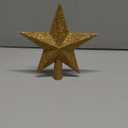 Christmas Tree Star Topper, 8" Gold Xmas Star Tree Decorations, 3D Shatterproof Bethlehem Star Tree Topper Decorations, Waterproof Christmas Tree Topper Decor for Holiday Home Outdoor Ornament