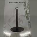 Paper Towel Holder Countertop, Black Paper Towel Holders, Stainless Steel Countertop Paper Towels Holders, Kitchen PaperRoll Holder, Non-Slip Standing Paper Towel Holders