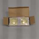 Brushed Gold Pocket Door Hardware with Indicator, Heavy Duty Square Pocket Door Lock, Brass Pocket Door Hardware(1 Pack)