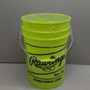 Rawlings | Bucket of 12 Practice Softballs | All Ages | 12" RFPBP12SY | Synthetic Cover